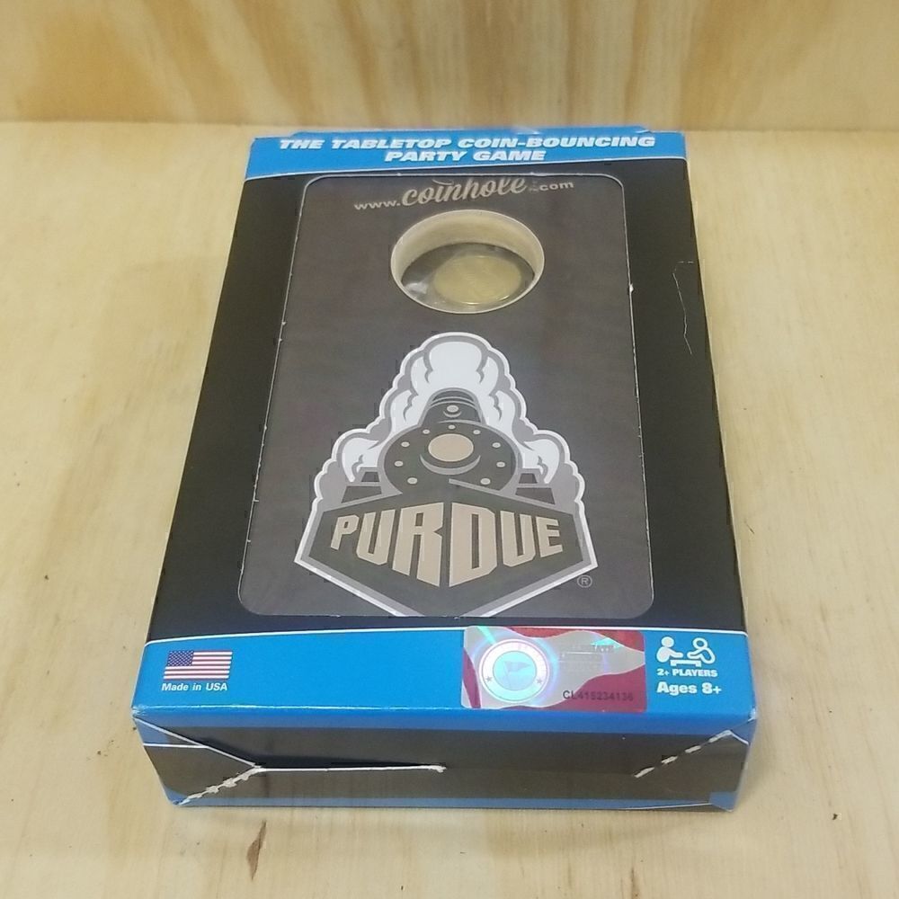 Perdue Boilermakers Table Top Coinhole Game - Picture 6 of 6